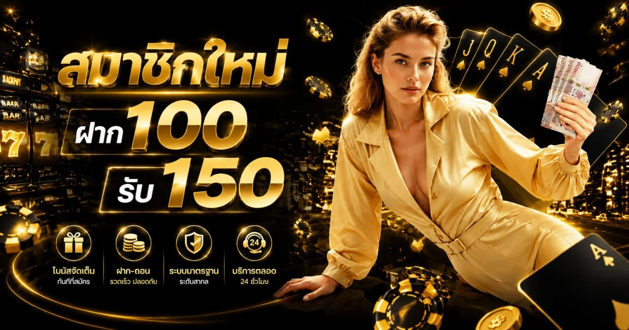 แบนเนอร์หน้าแรกนินจา168 ต้อนรับสมาชิกใหม่